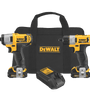 DEWALT DCK210S2 12-Volt Max Screwdriver-Impact Driver Combo Kit