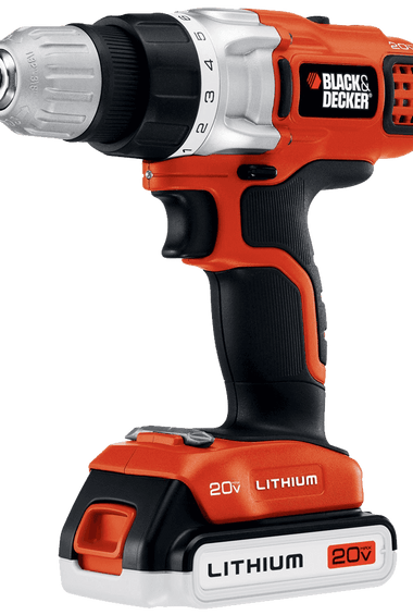 Black & Decker LDX220SBFC 20-Volt MAX Lithium-Ion Drill-Driver with Fast Charger